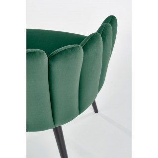 Krzesło tapicerowane Foxglove ciemny zielony