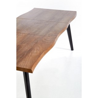 DICKSON stół rozkładany 120-180/80 cm, blat - naturalny, nogi -