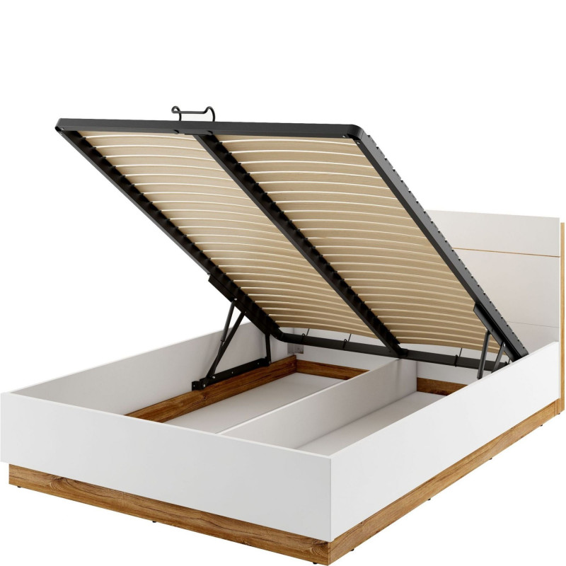 Łóżko z pojemnikiem na pościel Denro DT-02 Lenart Kolekcja