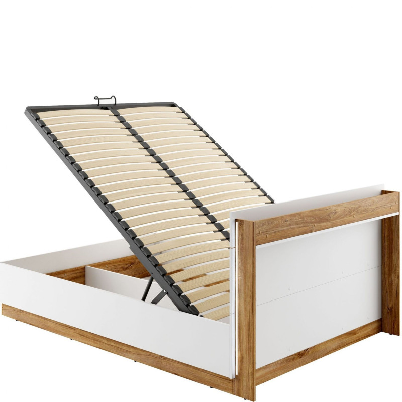 Łóżko z pojemnikiem na pościel Denro DT-02 Lenart Kolekcja