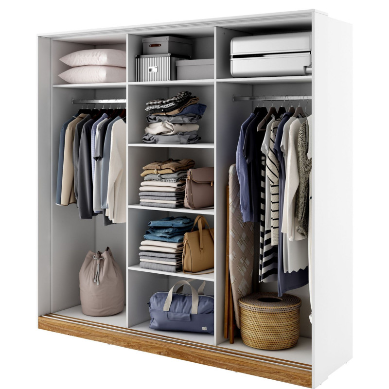 Szafa przesuwna z lustrem Denro DT-04 Lenart Kolekcja Dentro