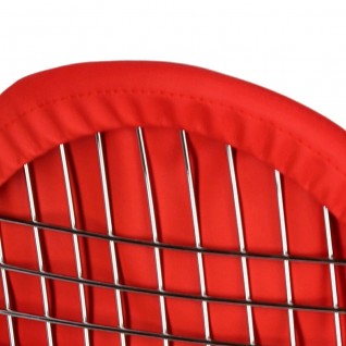 Krzesło Net double czerwona poduszka