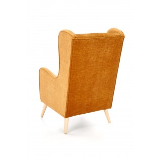 Fotel wypoczynkowy Echo miodowy/drewno naturalne