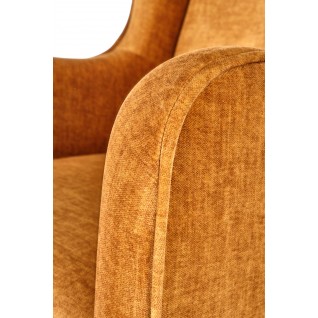 Fotel wypoczynkowy Echo miodowy/drewno naturalne