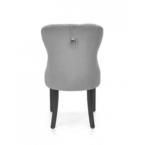 MIYA krzesło czarny / tap: popielaty