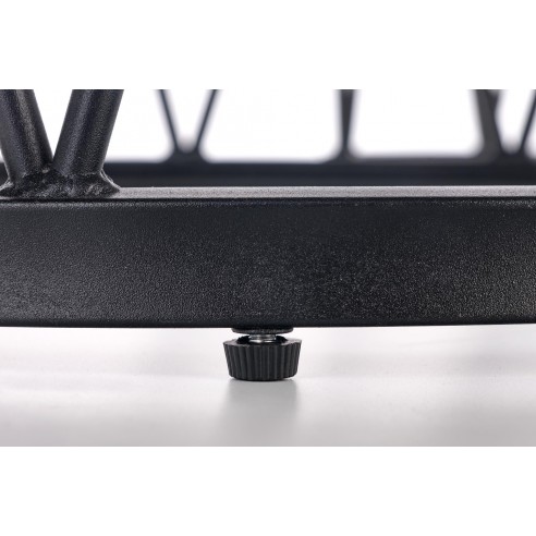 FORMOSA zestaw 2 ław, biały marmur / czarny