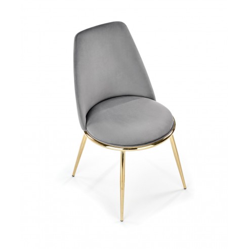 Krzesło tapicerowane Meadow szare