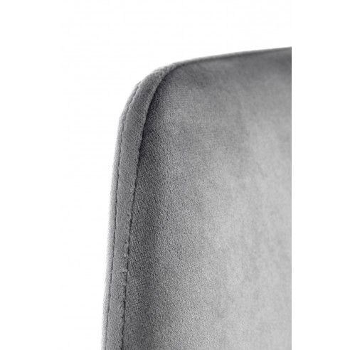 Krzesło tapicerowane Meadow szare