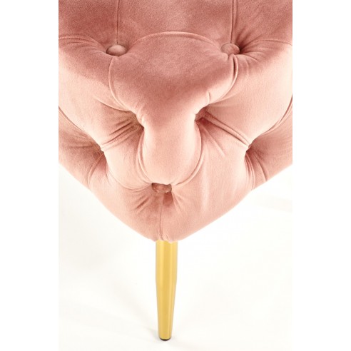 ATHENA ławka różowy / złoty