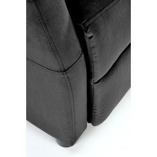 Rozkładany fotel wypoczynkowy Nyx Czarny