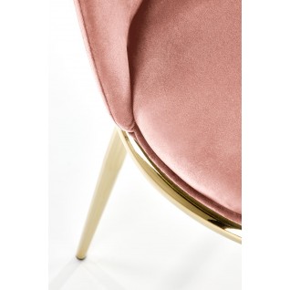 Krzesło tapicerowane Meadow różowe