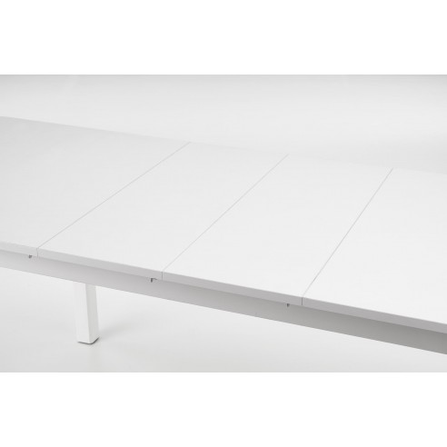 FLORIAN stół rozkładany blat - biały, nogi - biały