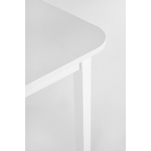 FLORIAN stół rozkładany blat - biały, nogi - biały