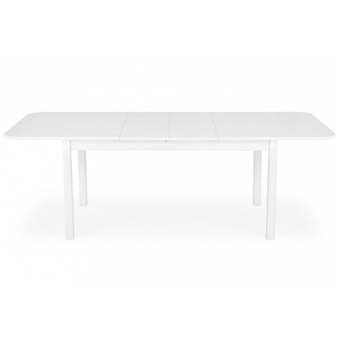 FLORIAN stół rozkładany blat - biały, nogi - biały