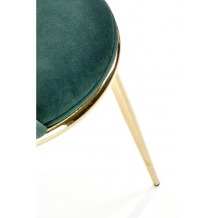 Krzesło tapicerowane Meadow ciemna zieleń