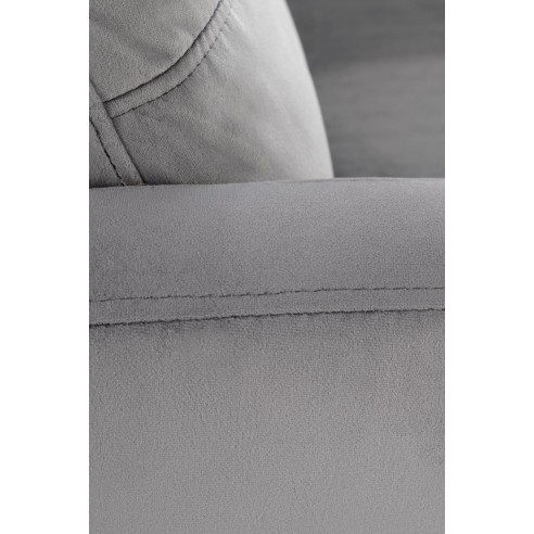 Rozkładany fotel wypoczynkowy Nyx Popielaty