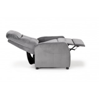 Rozkładany fotel wypoczynkowy Nyx Popielaty