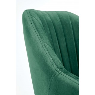 FRESCO fotel młodzieżowy ciemny zielony velvet (1p 1szt)