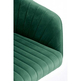 FRESCO fotel młodzieżowy ciemny zielony velvet (1p 1szt)