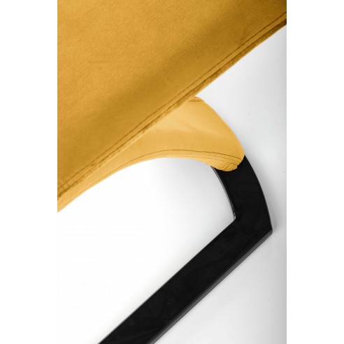 K442 krzesło musztardowy (1p 2szt)