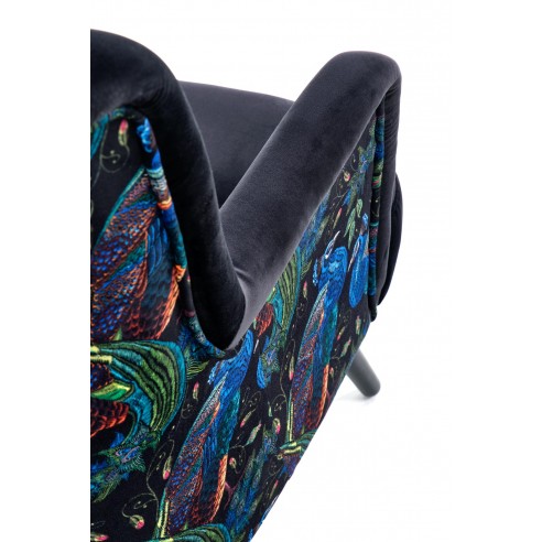 Wygodny fotel wypoczynkowy Saffron czarny