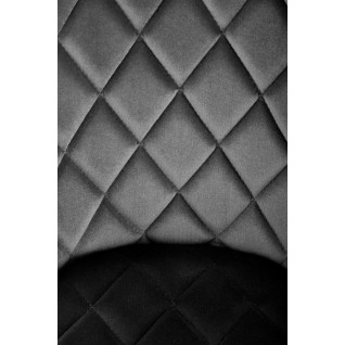 Krzesło tapicerowane Serene czarne