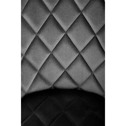 Krzesło tapicerowane Serene czarne