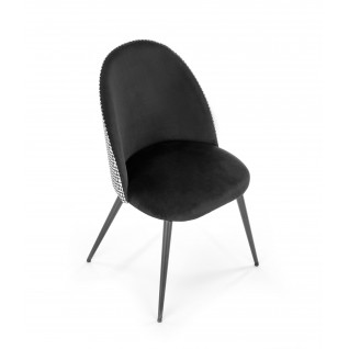 K478 krzesło czarny - biały (1p 4szt)