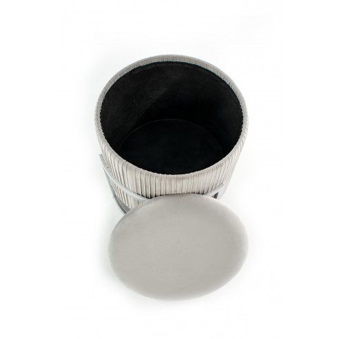 CRICKET pufa jasny popiel