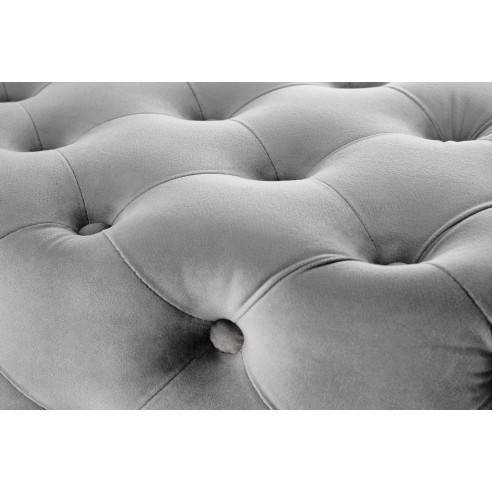 ATHENA ławka popielaty / złoty