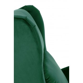 Rozkładany fotel Desert z podnóżkiem zielony