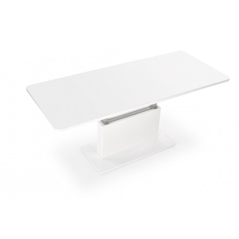 BUSETTI, ława, blat: biały mat, nogi: biały mat