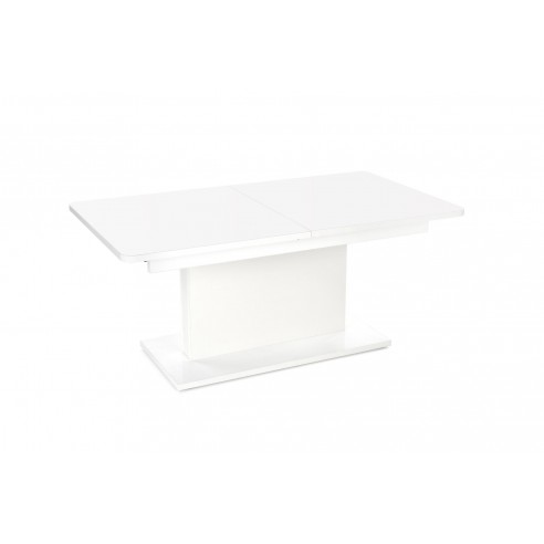 BUSETTI, ława, blat: biały mat, nogi: biały mat