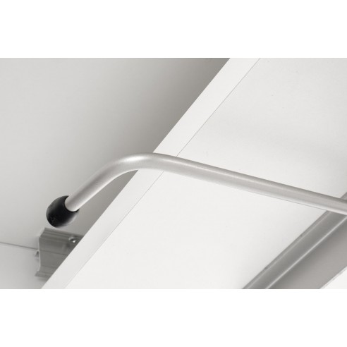 BUSETTI, ława, blat: biały mat, nogi: biały mat