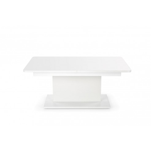 BUSETTI, ława, blat: biały mat, nogi: biały mat