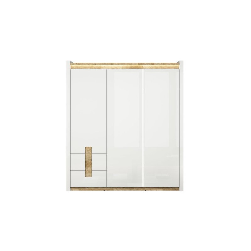 Szafa Alameda SZF3D2S Black Red White