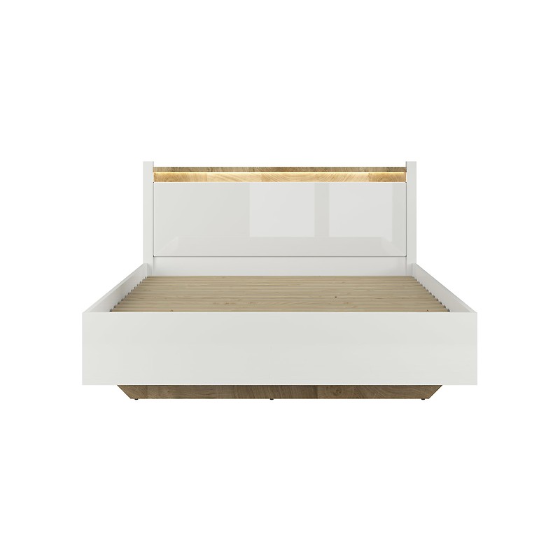 Łóżko 160 z pojemnikiem Alameda Black Red White