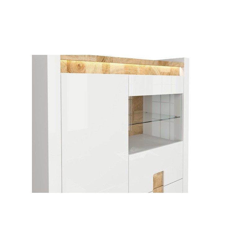 Witryna REG1W1D2S Alameda Black Red White