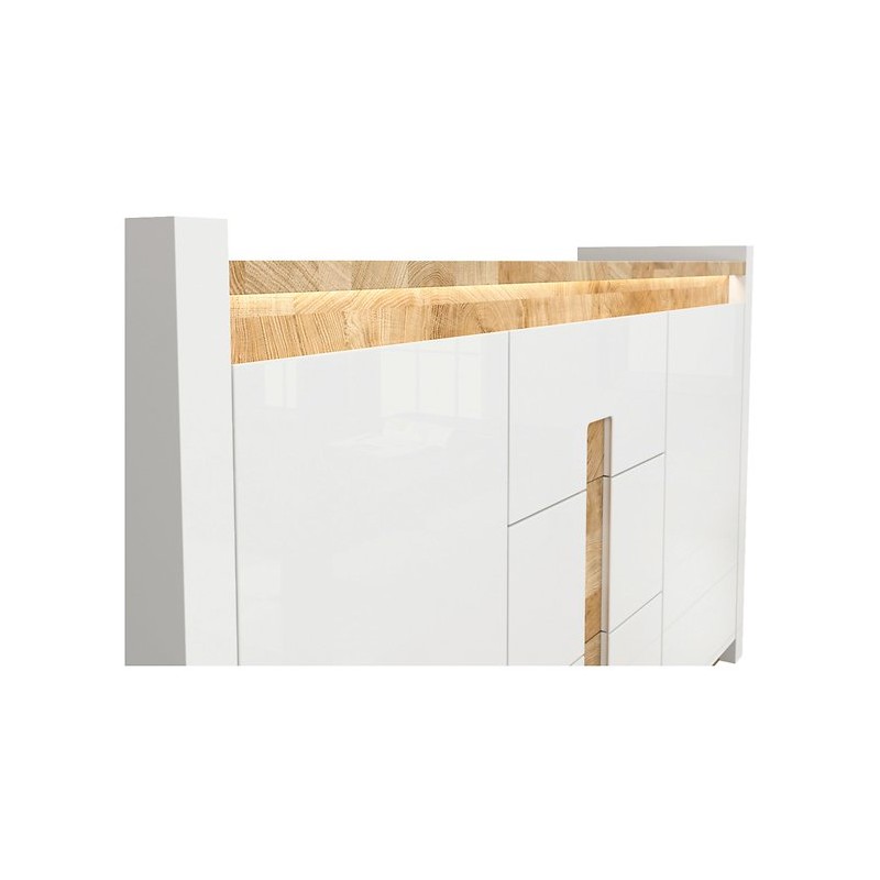 Komoda Alameda KOM2D3S Black Red White