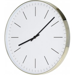 Zegar Slimer okrągły biały