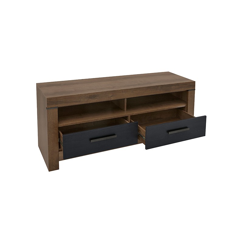 Szafka RTV Balin Black Red White