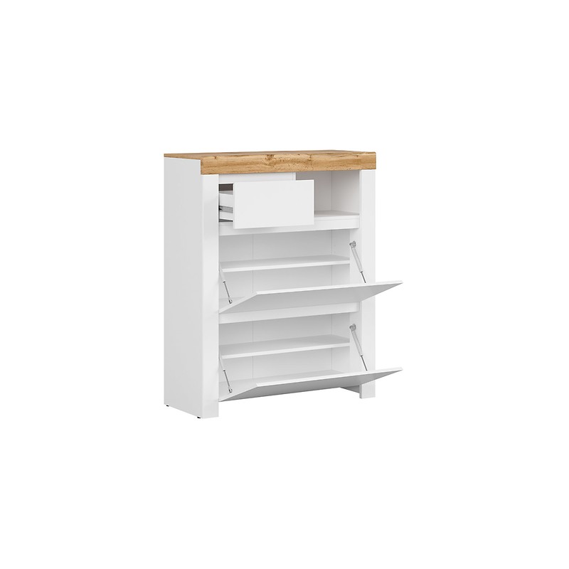 Szafka na buty 2K Holten Black Red White