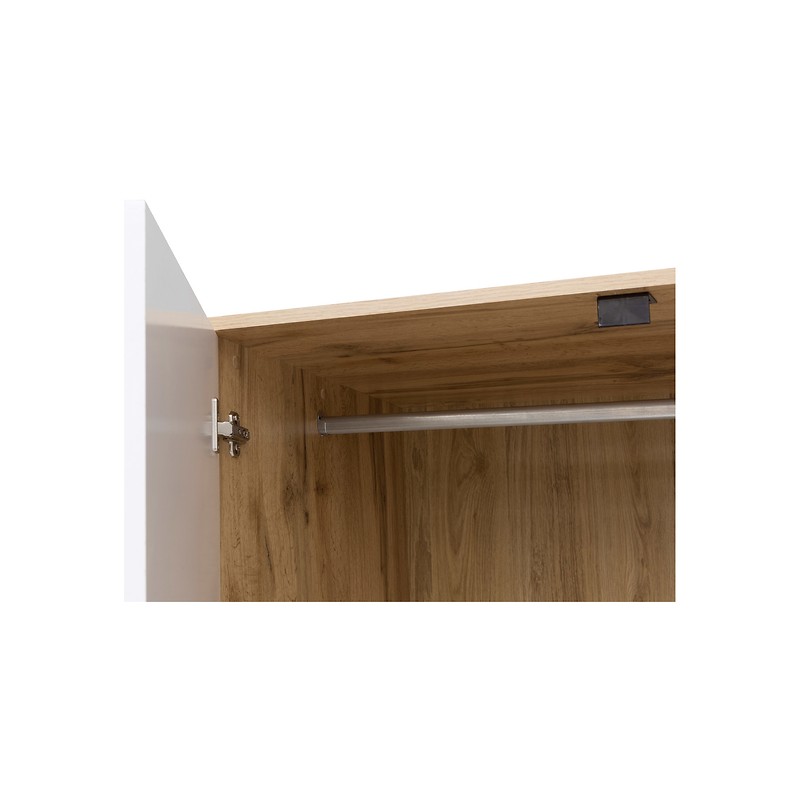 Szafa Zele SZF2D1S Black Red White