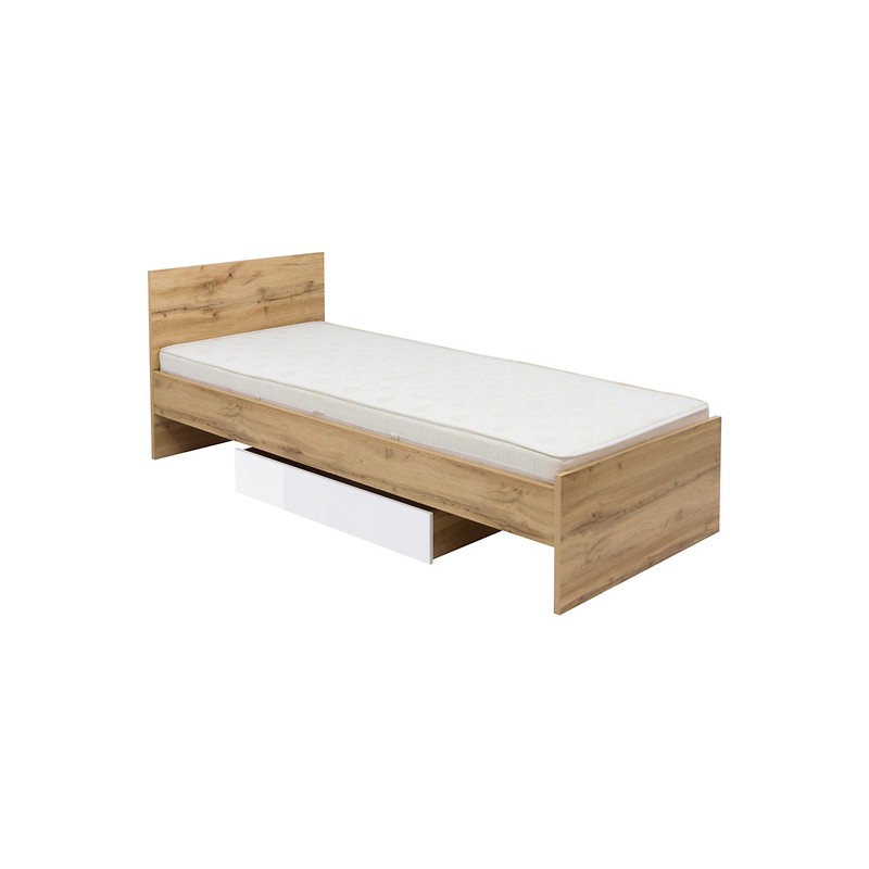 Łóżko 90 Zele LOZ/90 Black Red White