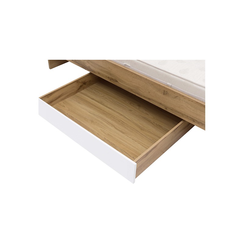 Łóżko 90 Zele LOZ/90 Black Red White