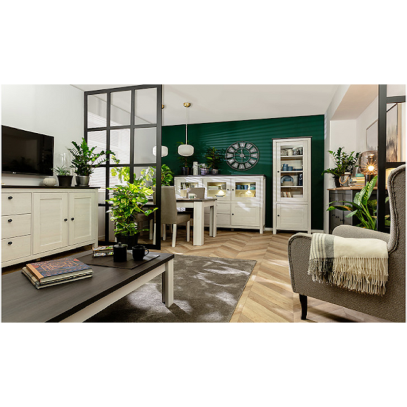 Komoda Hesen KOM3D3S/10/20 Black Red White