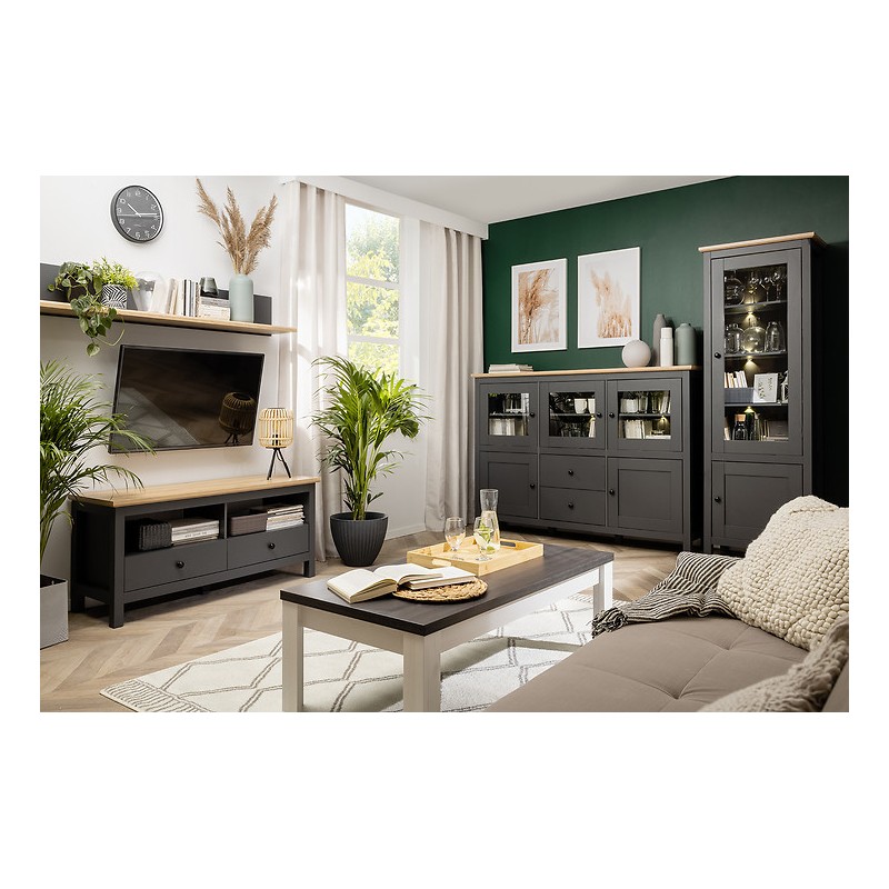 Ława Hesen LAW/4/8 Black Red White