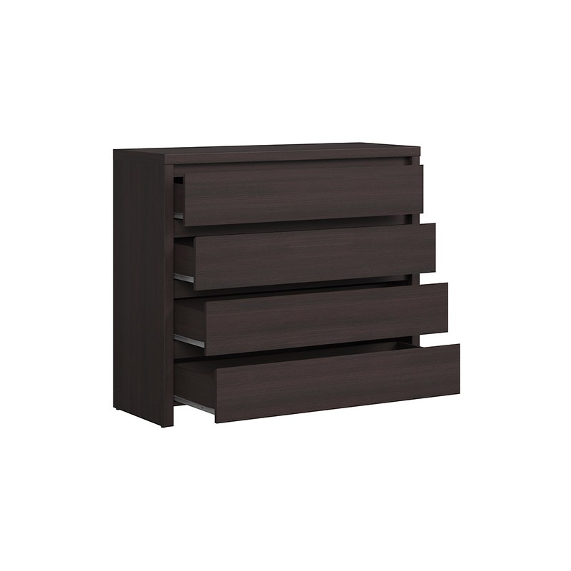 Komoda Kaspian KOM4S Black Red White