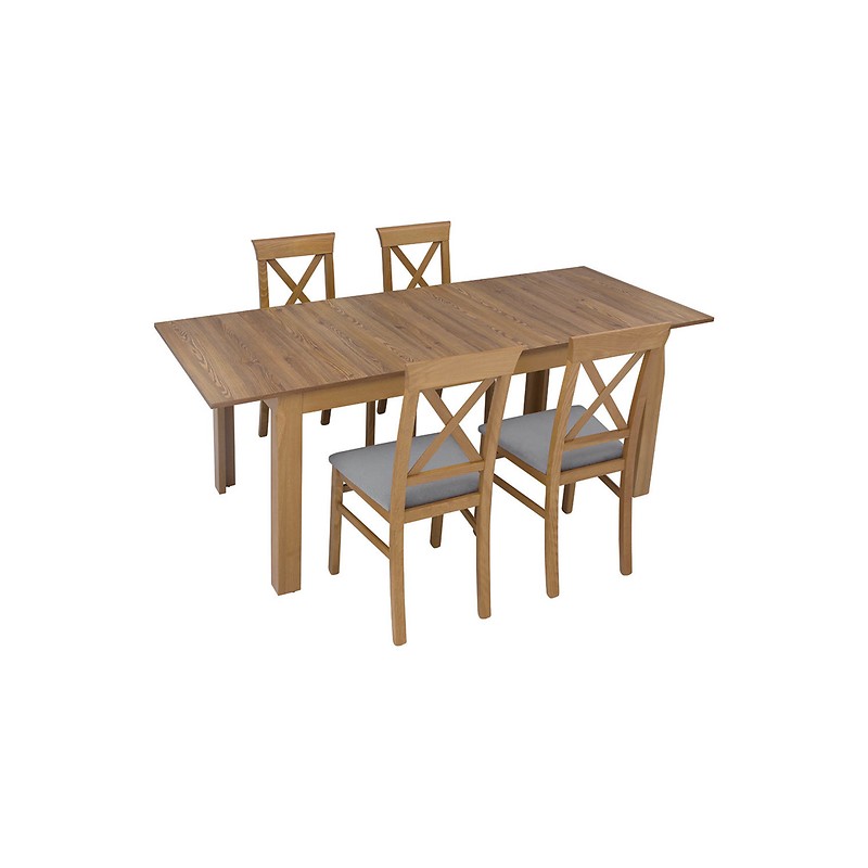 Stół STO/160 Bergen Black Red White