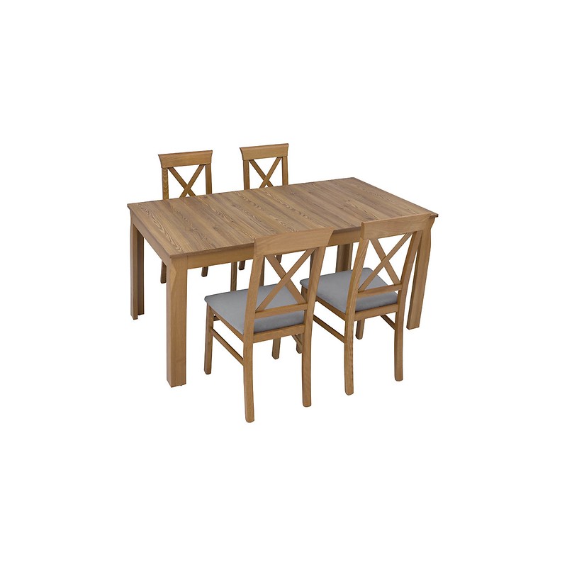 Stół STO/160 Bergen Black Red White